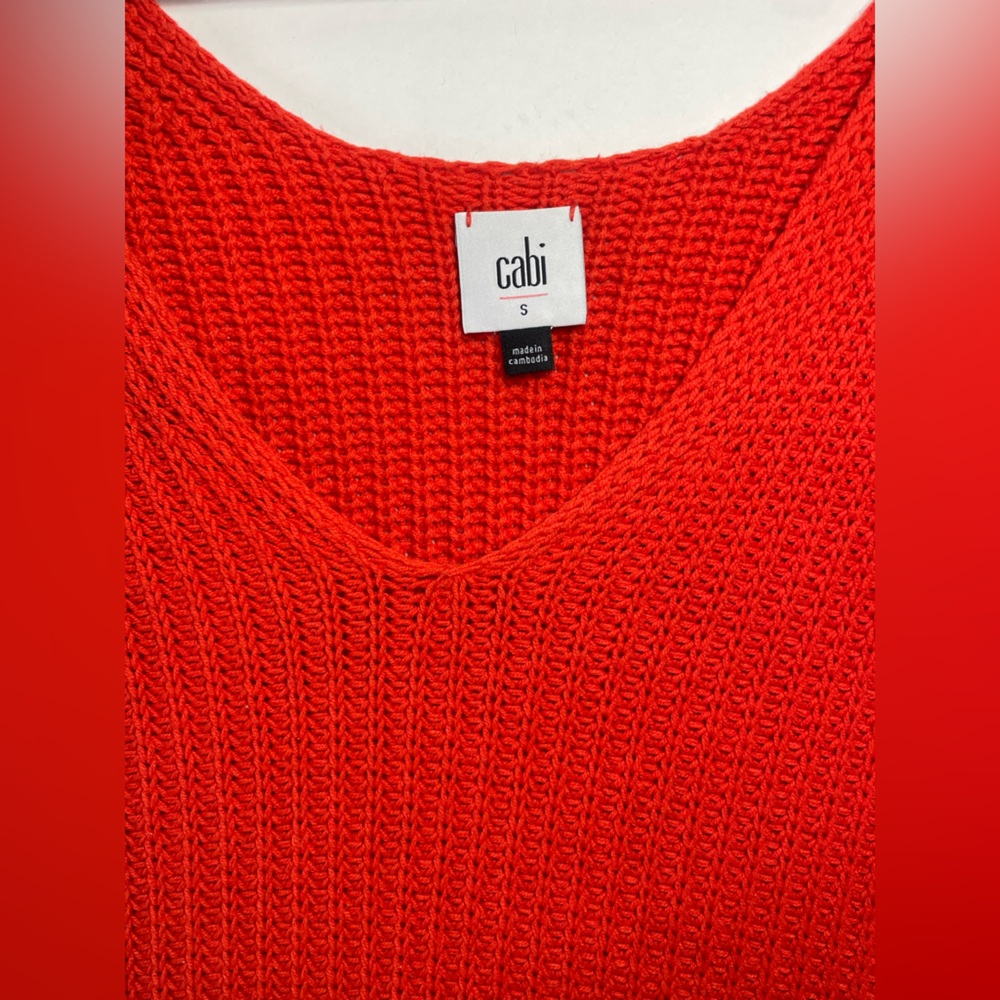 Cabi Oversized Ruby Pullover Cotton Blend Knit Sw… - image 6